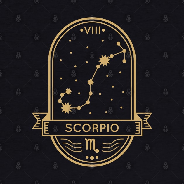 Scorpio Gold Sigil by MimicGaming